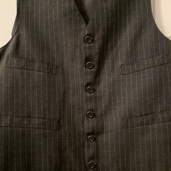 Brooks Brothers 1818 3 Piece Wool Suit, Black with Pinstripes - Picture 12 of 15